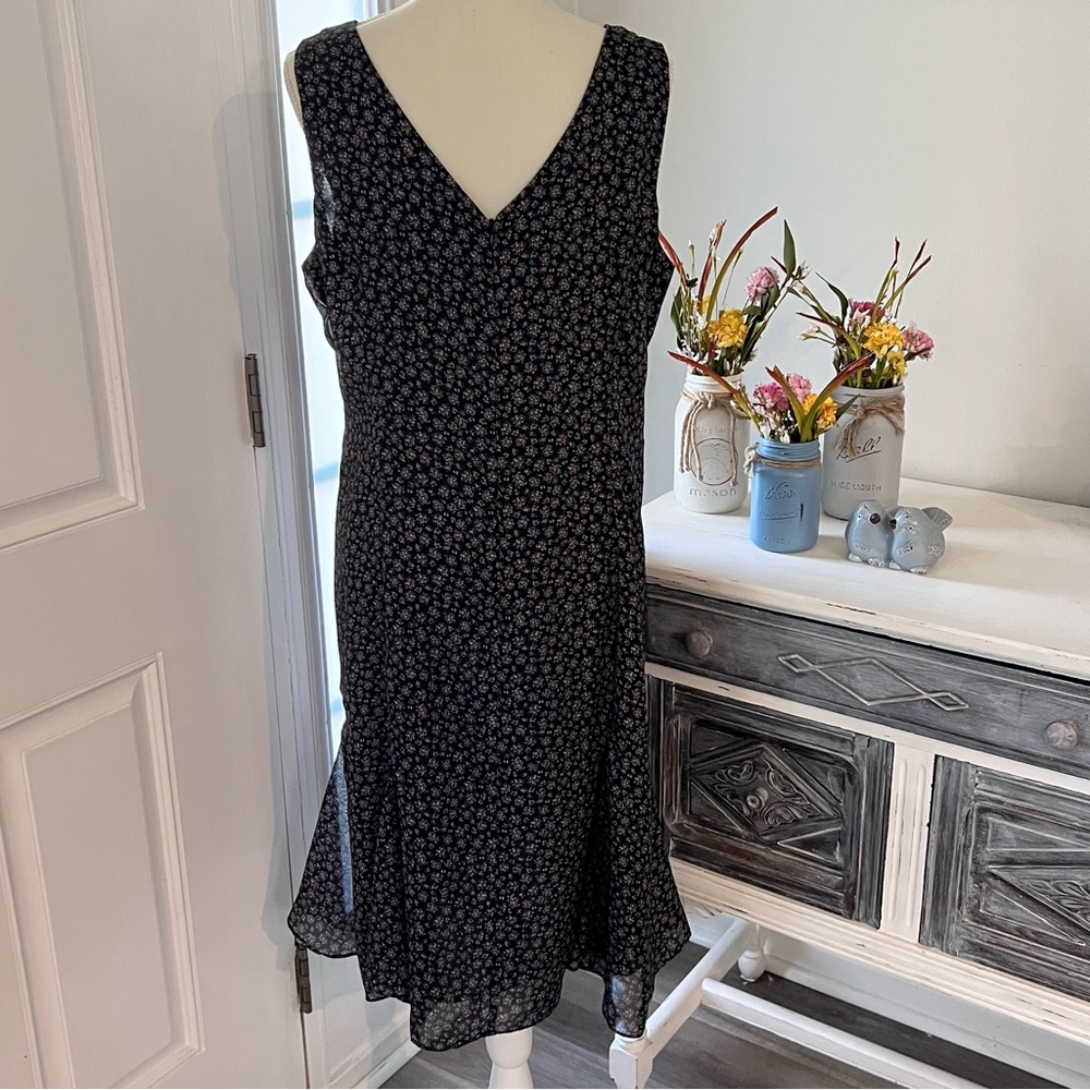 Danny & Nicole Black Floral Maxi Dress - Picture 5 of 8
